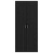 Bufet cu raft Stejar negru 80 x 39 x 178 cm Lemn compozit - WALTI WALTI