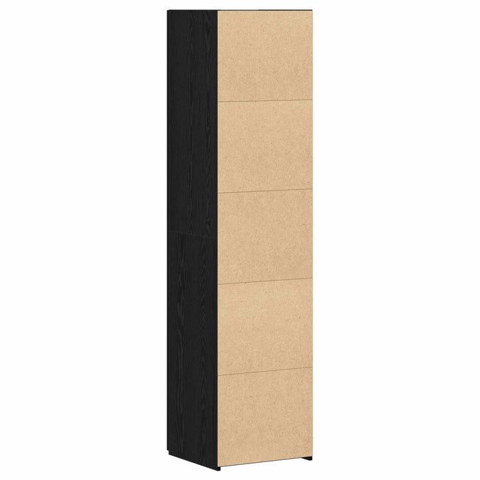Bufet Stejar Negru 45 x 42,5 x 185 cm WALTI