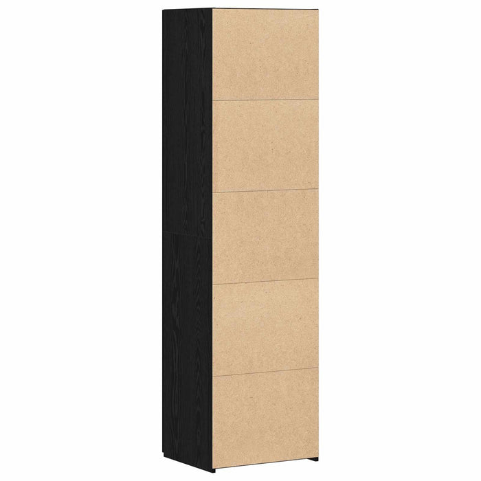 Bufet Stejar Negru 50 x 42,5 x 185 cm WALTI