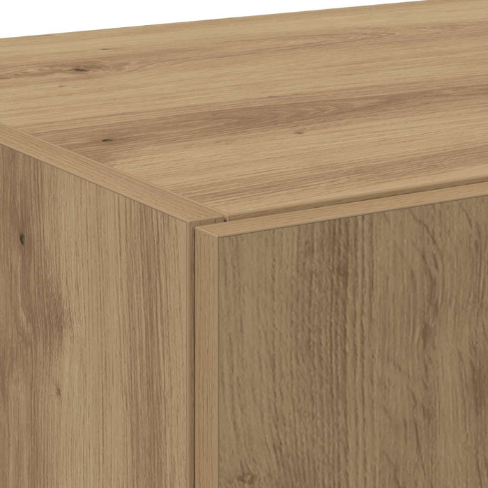 Bufet stejar artizanal 70 x 42.5 x 185 cm Lemn compozit - WALTI WALTI