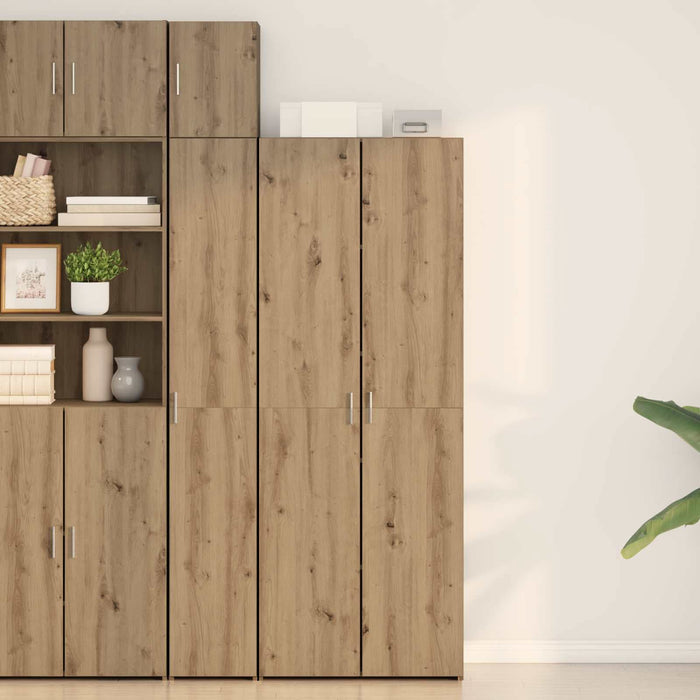 Bufet stejar artizanal 70 x 42.5 x 185 cm Lemn compozit - WALTI WALTI