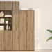 Bufet stejar artizanal 70 x 42.5 x 185 cm Lemn compozit - WALTI WALTI