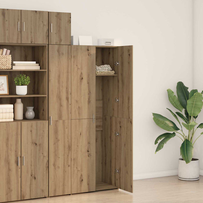 Bufet stejar artizanal 70 x 42.5 x 185 cm Lemn compozit - WALTI WALTI