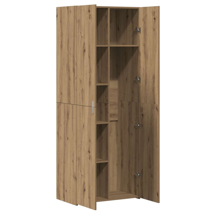 Bufet stejar artizanal 70 x 42.5 x 185 cm Lemn compozit - WALTI WALTI