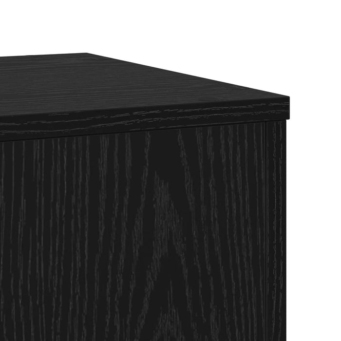 Suport pentru plante 2 pcs Stejar Negru 33 x 33 x 100 cm WALTI