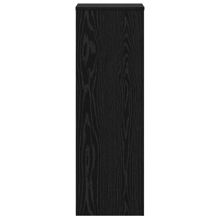 Suport pentru plante 2 pcs Stejar Negru 33 x 33 x 100 cm WALTI