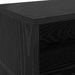 Birou cu raft Stejar negru 130 x 130 x 91 cm Lemn compozit - WALTI WALTI