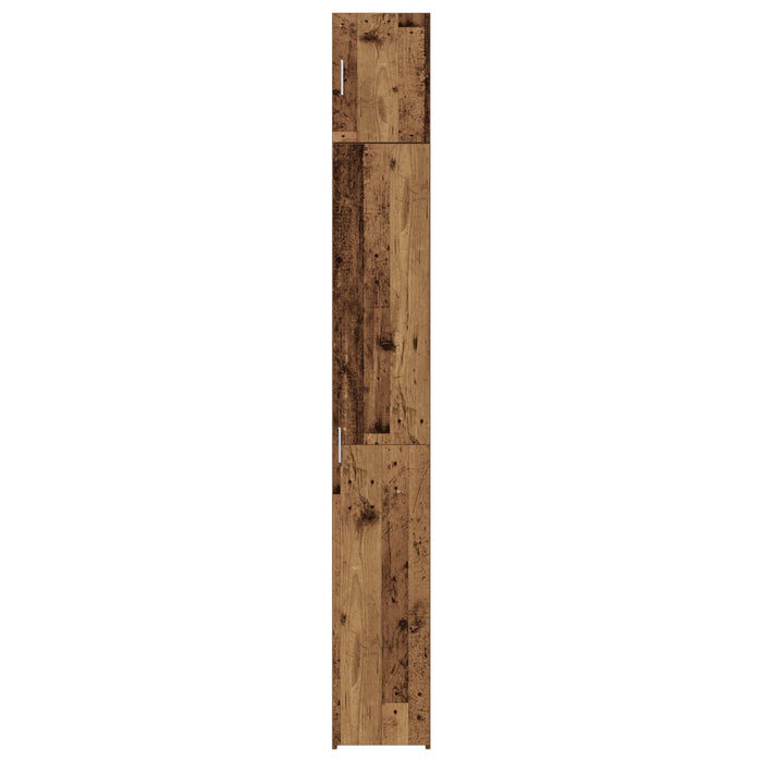 Dulap de depozitare cu 2 piese și rafturi 2 pcs Lemn vechi WALTI