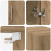 Dulap de Stocare Subțire Stejar 30x42.5x225 cm Lemn prelucrat - WALTI WALTI