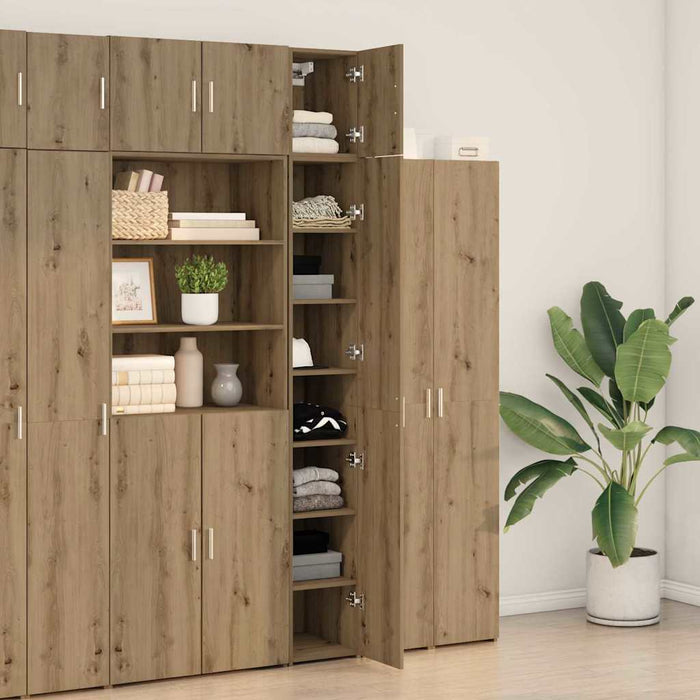 Dulap de Stocare Subțire Stejar 30x42.5x225 cm Lemn prelucrat - WALTI WALTI