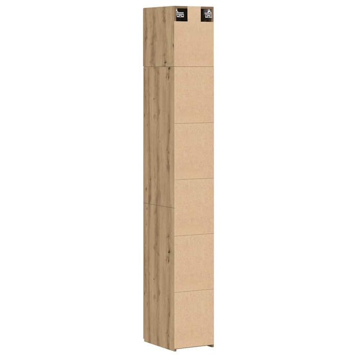 Dulap de Stocare Subțire Stejar 30x42.5x225 cm Lemn prelucrat - WALTI WALTI
