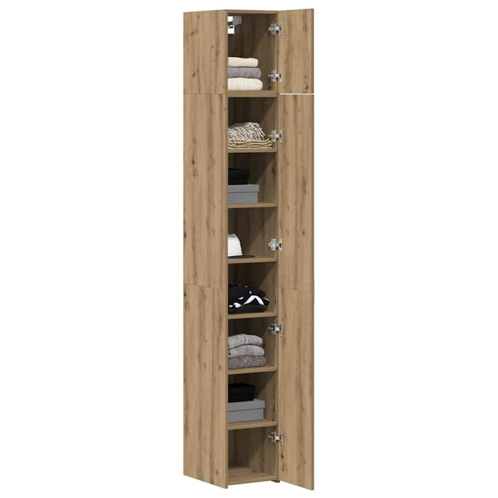 Dulap de Stocare Subțire Stejar 30x42.5x225 cm Lemn prelucrat - WALTI WALTI