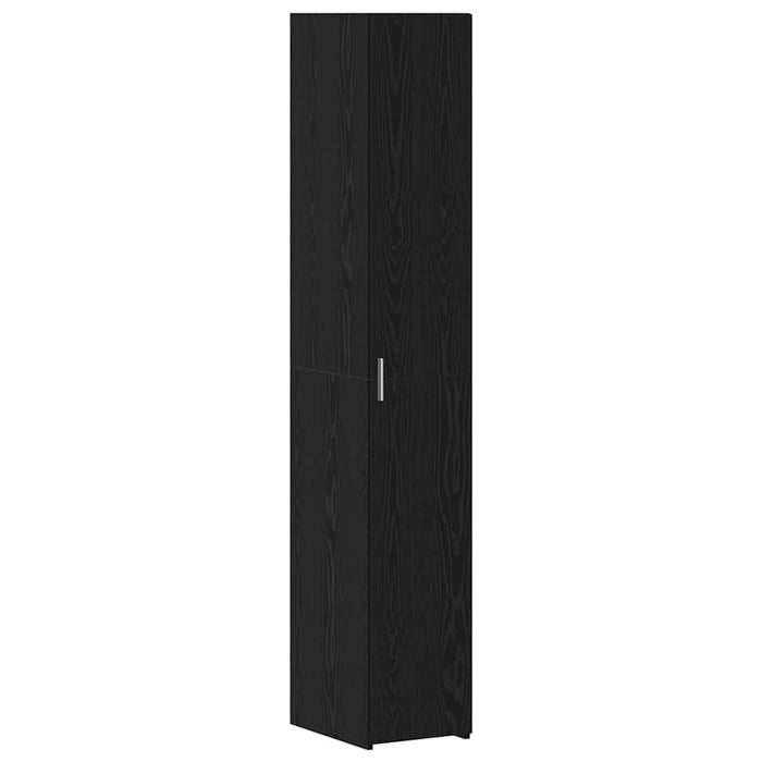 Slim Storage Cabinet Stejar Negru 30x42.5x225 cm Lemn prelucrat - WALTI WALTI