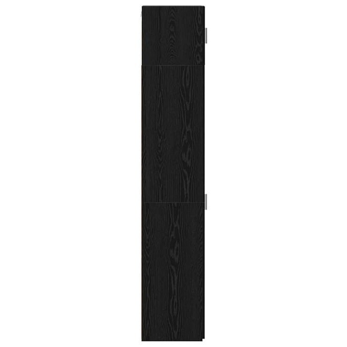 Slim Storage Cabinet Stejar Negru 30x42.5x225 cm Lemn prelucrat - WALTI WALTI