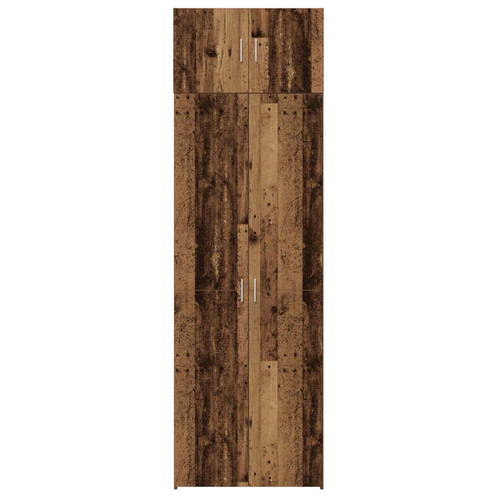 Dulap de depozitare 2 pcs Lemn vechi 70 x 42,5 x 185 cm WALTI
