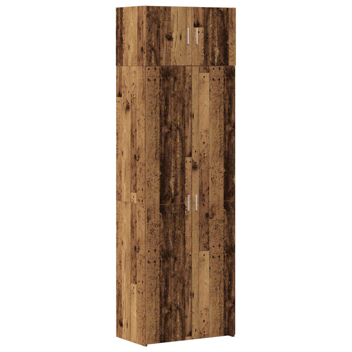 Dulap de depozitare 2 pcs Lemn vechi 70 x 42,5 x 225 cm WALTI