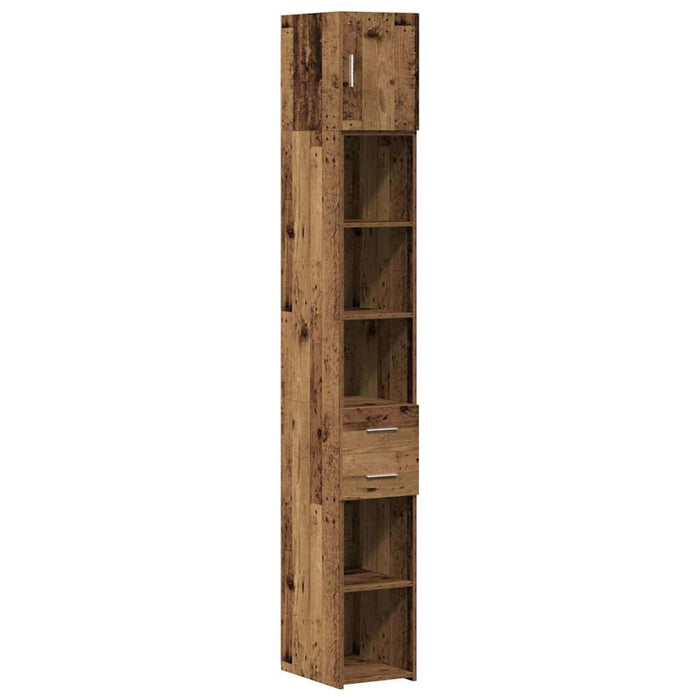 Dulap de stocare subțire vidaXL Lemn vechi 30x42.5x225 cm Lemn prelucrat - WALTI WALTI