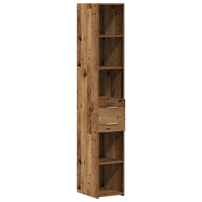 Dulap de stocare subțire vidaXL Lemn vechi 30x42.5x225 cm Lemn prelucrat - WALTI WALTI