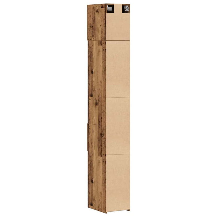Dulap de stocare subțire vidaXL Lemn vechi 30x42.5x225 cm Lemn prelucrat - WALTI WALTI