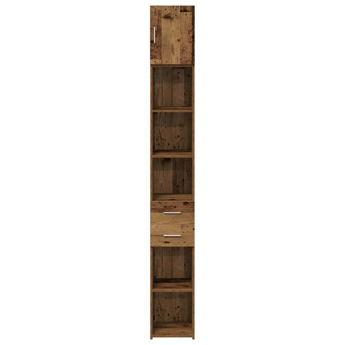 Dulap de stocare subțire vidaXL Lemn vechi 30x42.5x225 cm Lemn prelucrat - WALTI WALTI