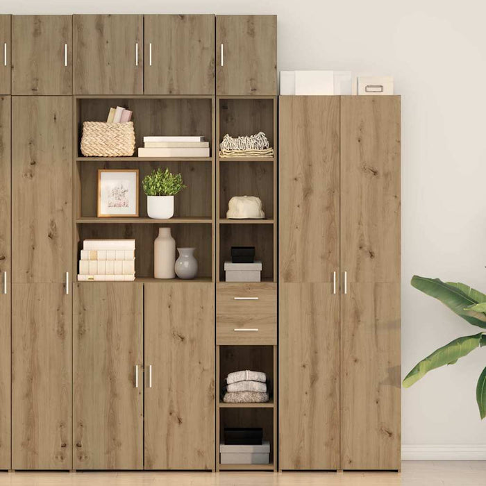 Cabinet de Stocare Subțire Stejar Artisan 30x42.5x225 cm Lemn Prelucrat - WALTI WALTI