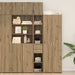 Cabinet de Stocare Subțire Stejar Artisan 30x42.5x225 cm Lemn Prelucrat - WALTI WALTI
