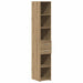 Cabinet de Stocare Subțire Stejar Artisan 30x42.5x225 cm Lemn Prelucrat - WALTI WALTI