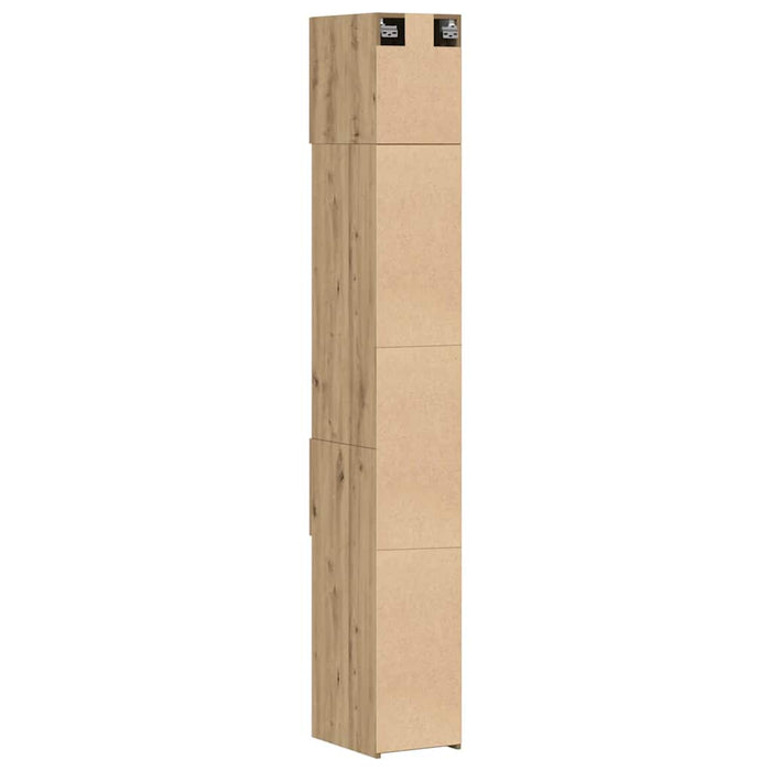 Cabinet de Stocare Subțire Stejar Artisan 30x42.5x225 cm Lemn Prelucrat - WALTI WALTI