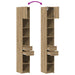 Cabinet de Stocare Subțire Stejar Artisan 30x42.5x225 cm Lemn Prelucrat - WALTI WALTI