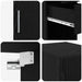 Cabinet de Depozitare Slim vidaXL Stejar Negru 30x42.5x225 cm Lemn Stratificat - WALTI WALTI