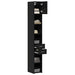 Cabinet de Depozitare Slim vidaXL Stejar Negru 30x42.5x225 cm Lemn Stratificat - WALTI WALTI