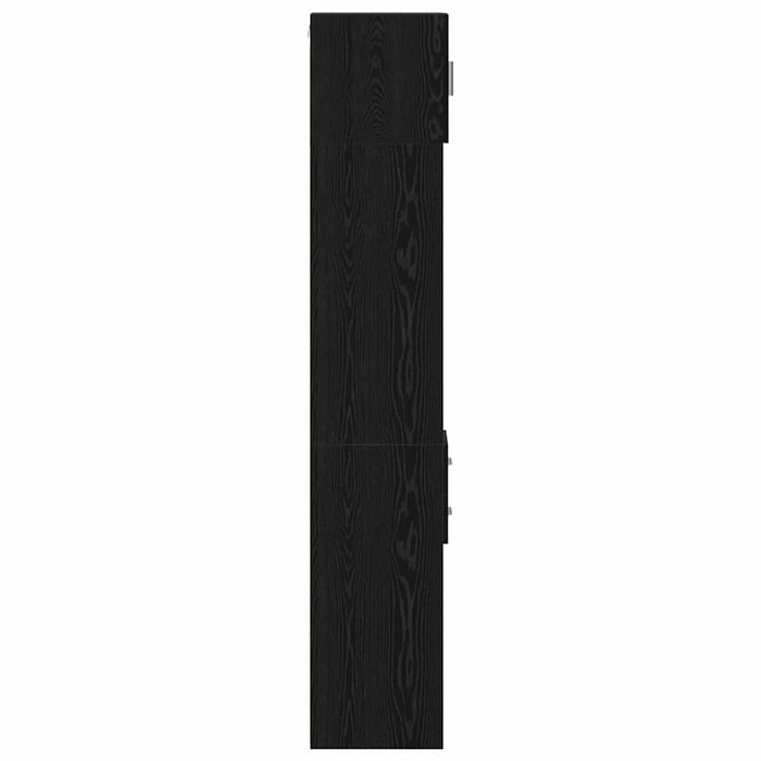 Cabinet de Depozitare Slim vidaXL Stejar Negru 30x42.5x225 cm Lemn Stratificat - WALTI WALTI