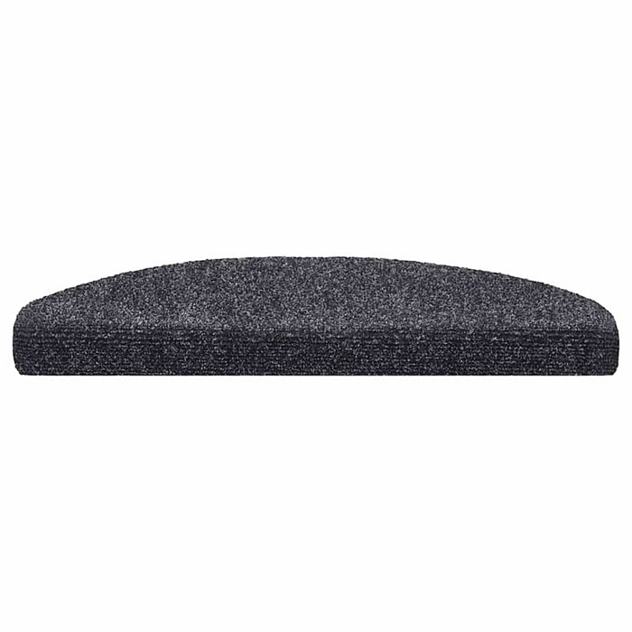 Covorașe autoadezive pentru scări, 20 buc., 65x21x4 cm, gri închis, semirotunde, mari - WALTI WALTI