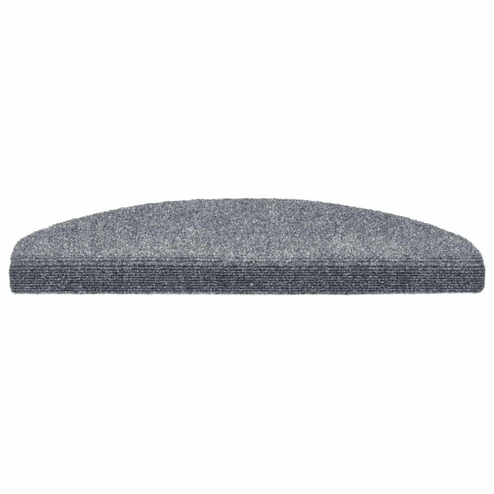 Covorașe autoadezive pentru scări, 20 buc., 65x21x4 cm, gri deschis, semirotunde, mari - WALTI WALTI