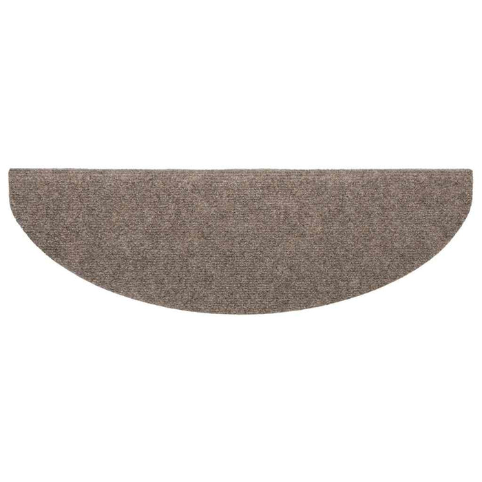 Covorașe autoadezive pentru scări, 20 buc., 65x21x4 cm, bej, semirotunde, mari - WALTI WALTI
