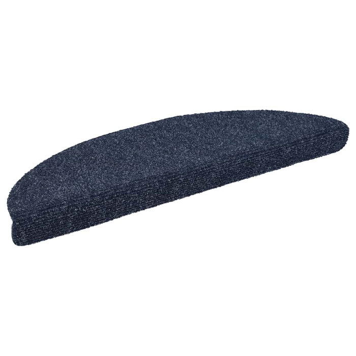 Covorașe autoadezive pentru scări, 20 buc., 56x17x3 cm, semirotunde, albastre - WALTI WALTI