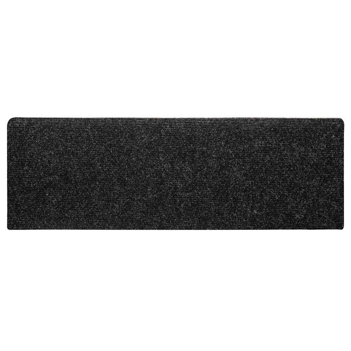 Covorașe scări autoadezive, 30 buc., 65x21x4 cm, margini dreptunghiulare negre - WALTI WALTI