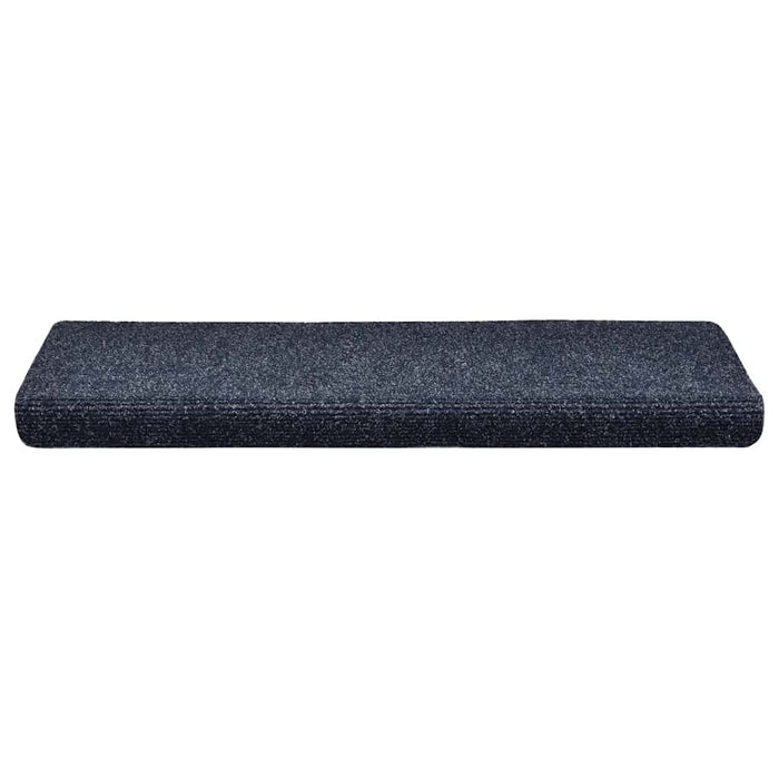 Covorașe scări autoadezive, 30 buc., 65x21x4 cm, margini dreptunghiulare albastre WALTI