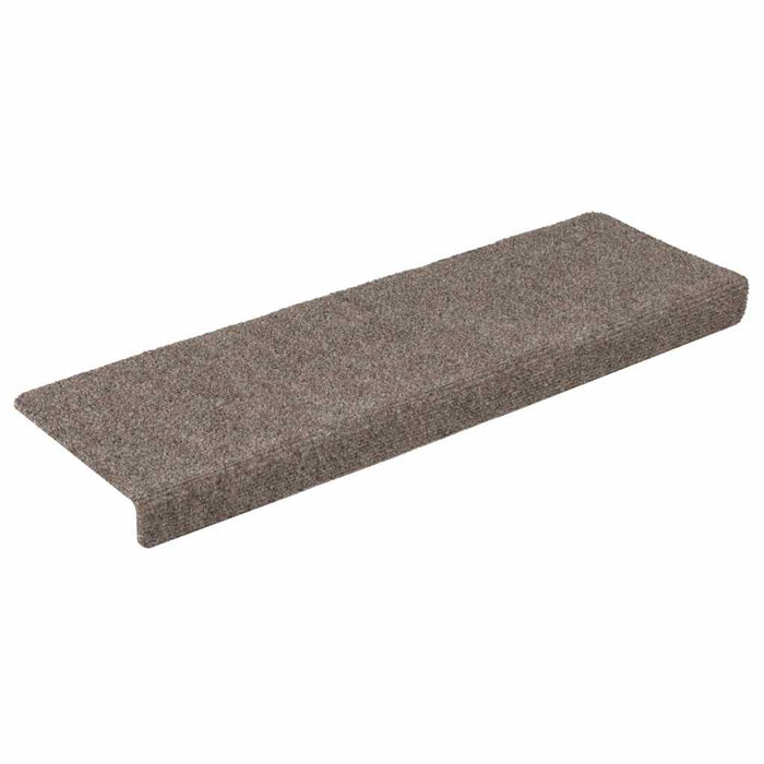 Covorașe autoadezive pentru scări, 30 buc., 65x21x4 cm, bej, cu margini dreptunghiulare WALTI