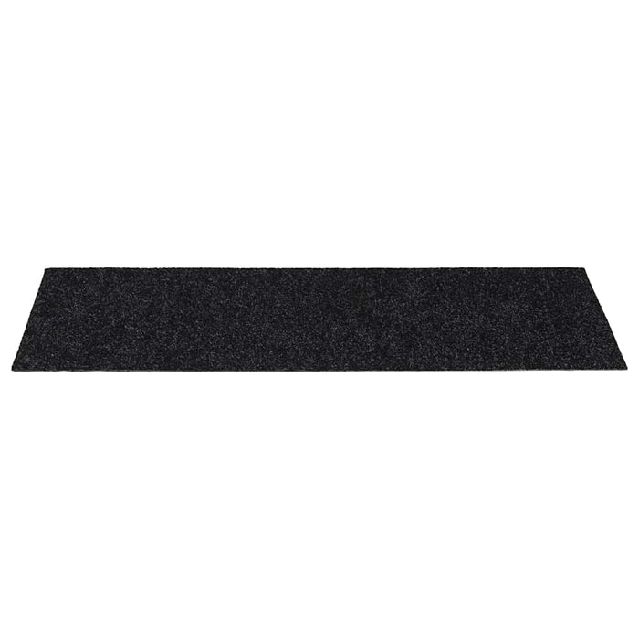 Covorașe scări autoadezive, 30 buc., 60x25 cm, negre, dreptunghiulare WALTI