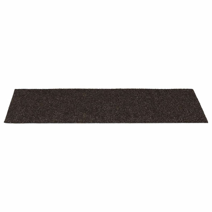 Covorașe autoadezive pentru scări, 30 buc., 60x25 cm, maro închis, dreptunghiulare WALTI