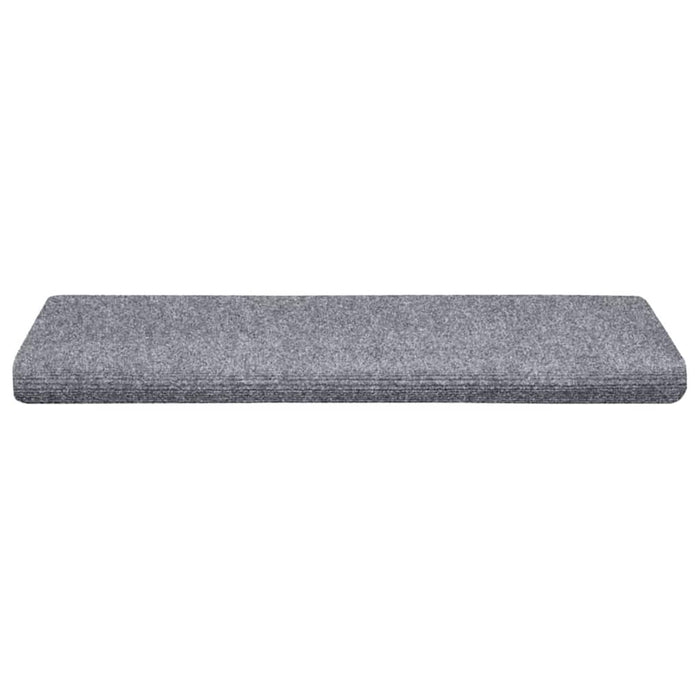 Covorașe autoadezive pentru scări, 20 buc., 65x21x4 cm, gri deschis, cu margini dreptunghiulare WALTI
