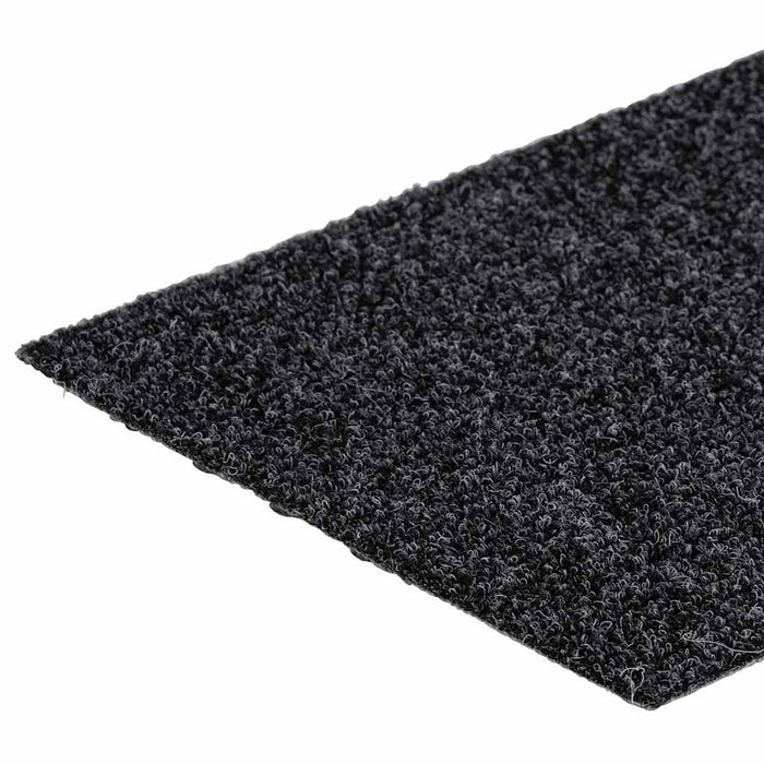 Covorașe scări autoadezive, 30 buc., 76x20 cm, gri închis, dreptunghiulare WALTI