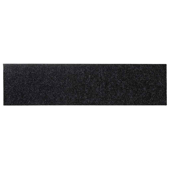 Covorașe scări autoadezive, 30 buc., 76x20 cm, dreptunghiulare, negre WALTI
