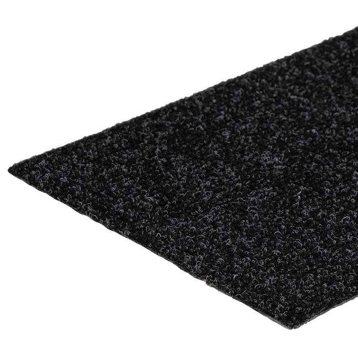Covorașe scări autoadezive, 30 buc., 76x20 cm, dreptunghiulare, negre WALTI