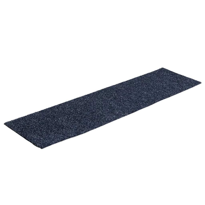 Covorașe autoadezive pentru scări, 30 buc., 76x20 cm, gri, albastru, dreptunghiulare WALTI