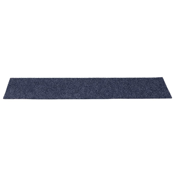 Covorașe autoadezive pentru scări, 30 buc., 76x20 cm, gri, albastru, dreptunghiulare WALTI