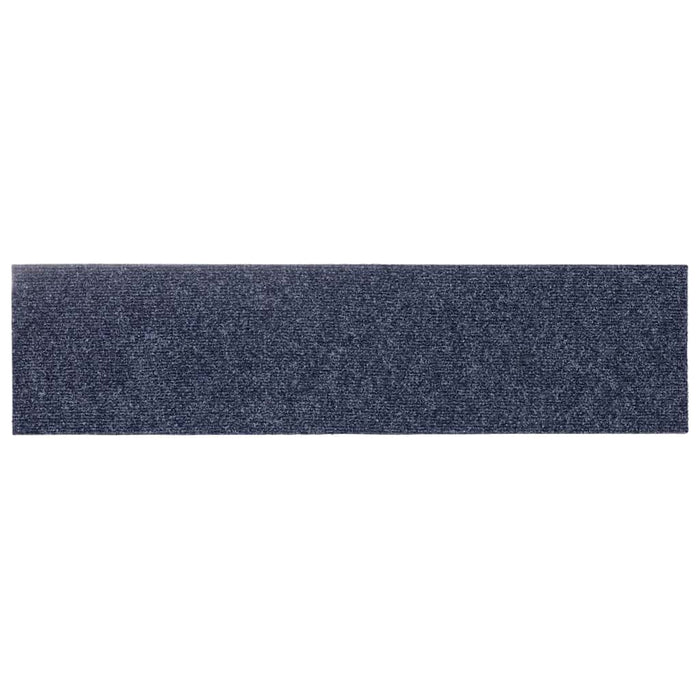 Covorașe autoadezive pentru scări, 30 buc., 76x20 cm, gri, albastru, dreptunghiulare WALTI
