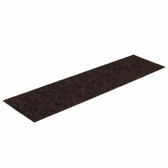 Covorașe autoadezive pentru scări, 30 buc., 76x20 cm, maro închis, dreptunghiulare WALTI