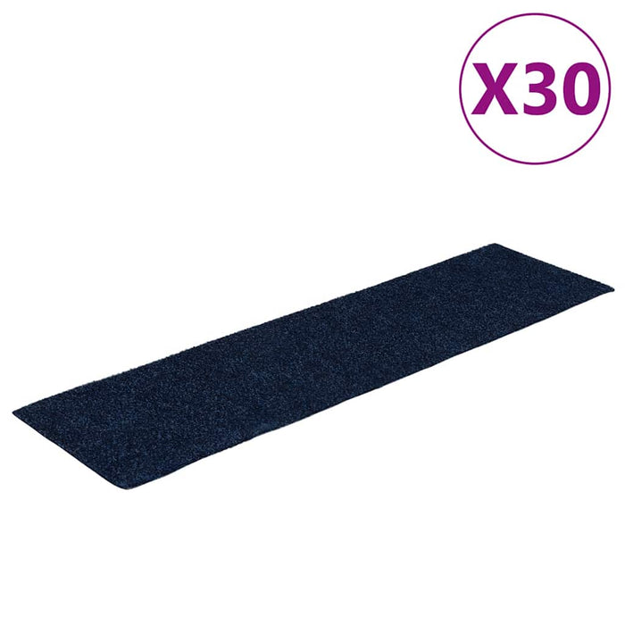 Covorașe autoadezive pentru scări, 30 buc., 76x20 cm, dreptunghiulare, bleumarin - WALTI WALTI